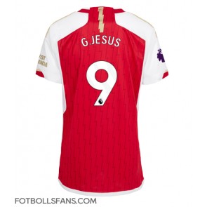 Arsenal Gabriel Jesus #9 Replika Hemmatröja Damer 2023-24 Kortärmad